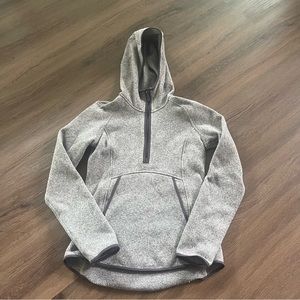 lululemon purple quarter zip with hoodie
